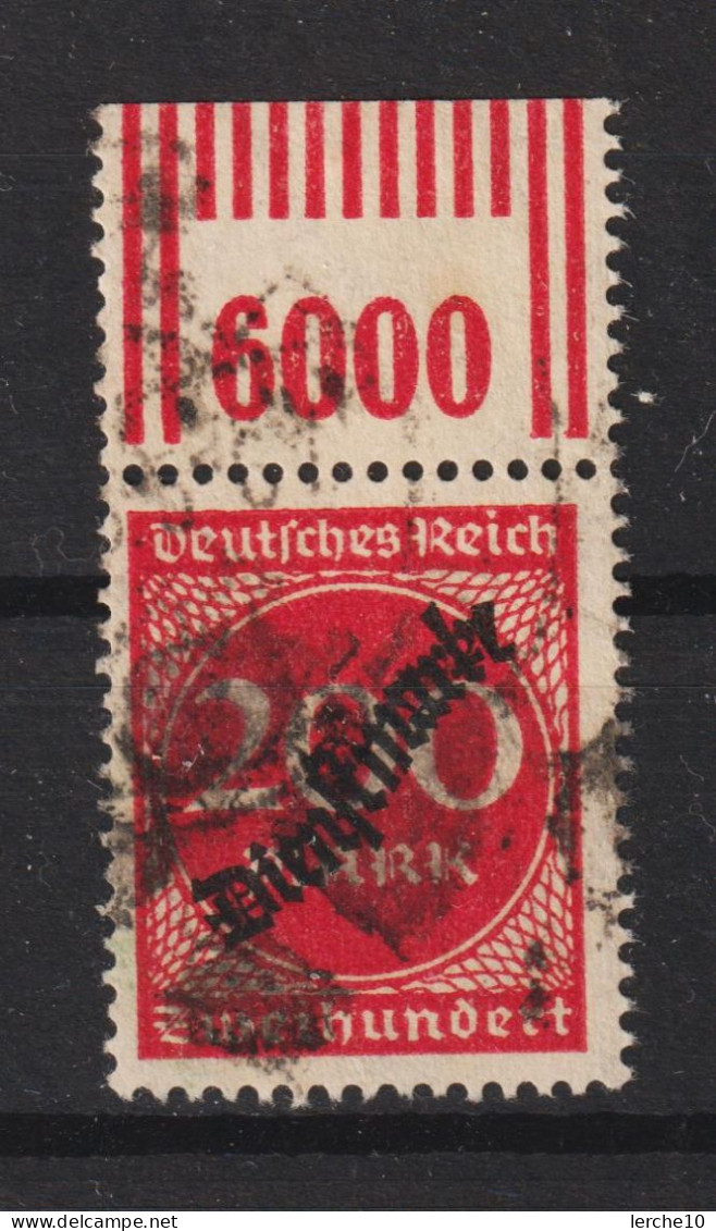 MiNr. D 78 Oberrand Gestempelt, Geprüft (0399) - Dienstmarken