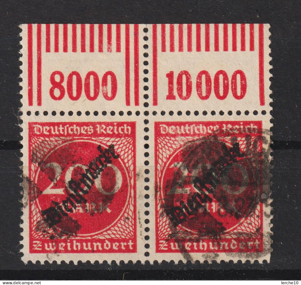 MiNr. D 78 Oberrand Gestempelt, Geprüft (0399) - Dienstzegels