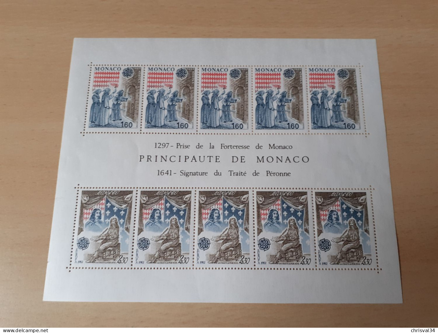 TIMBRES   BF  MONACO   EUROPA   1982    N  22   COTE  28,00  EUROS   NEUFS  LUXE** - 1982