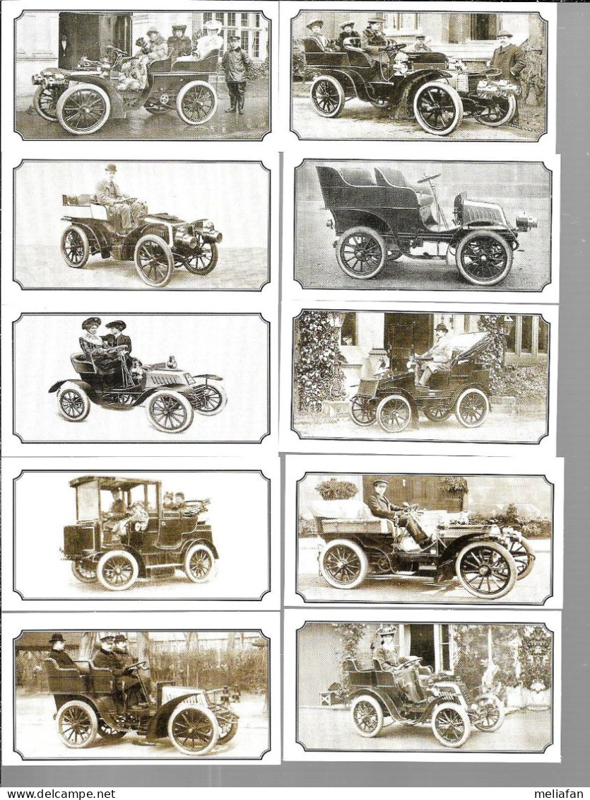 AJ60 - SERIE COMPLETE CARTES HARBOUR DIGITAL - CARS AT THE TURN OF THE CENTURY - Coches