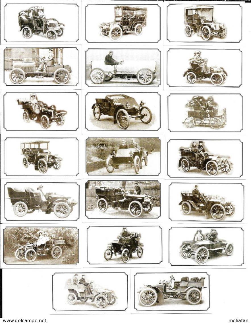 AJ60 - SERIE COMPLETE CARTES HARBOUR DIGITAL - CARS AT THE TURN OF THE CENTURY - Voitures