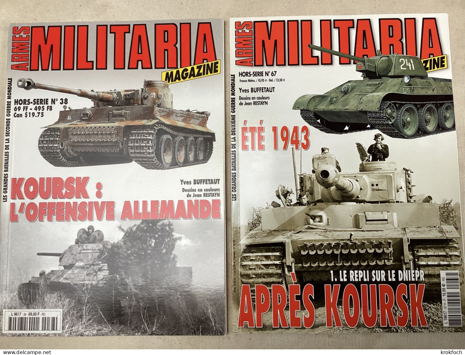 Bataille De Koursk Blindés - 4 Hors-série Armes Militaria Magazine - 86 P Richement Illustrées X 4 - Guerra 1939-45