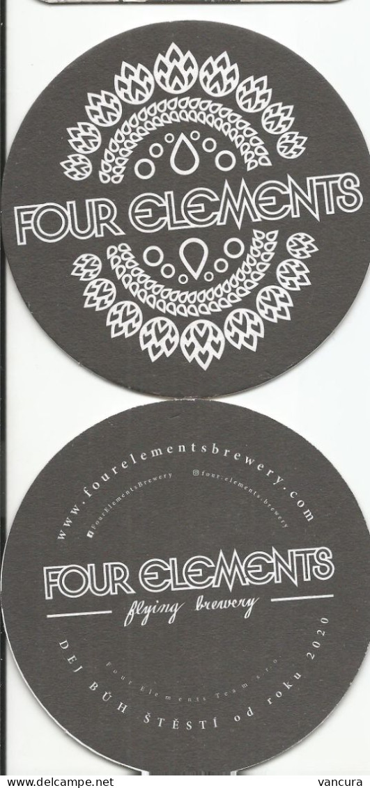 Czech Republic Four Elements Flying Brewery 2023 - Beer Mats