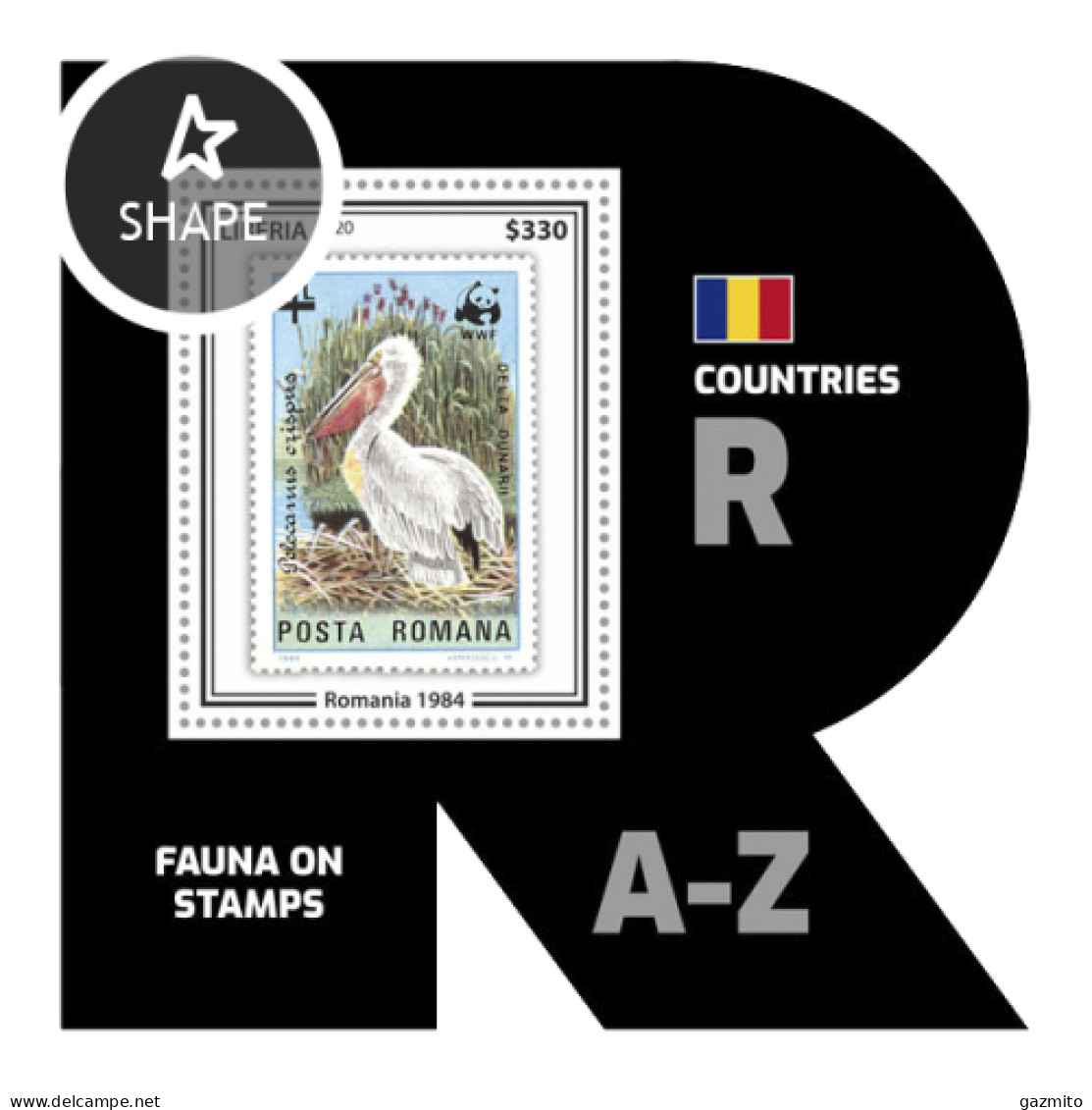 Liberia 2020, WWF, Pelican, BF - Unused Stamps