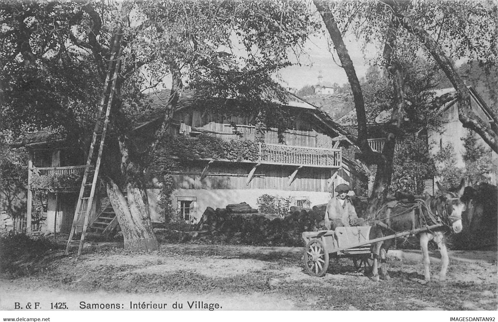 74 SAMOENS #FG56878 INTERIEUR DU VILLAGE - Samoëns