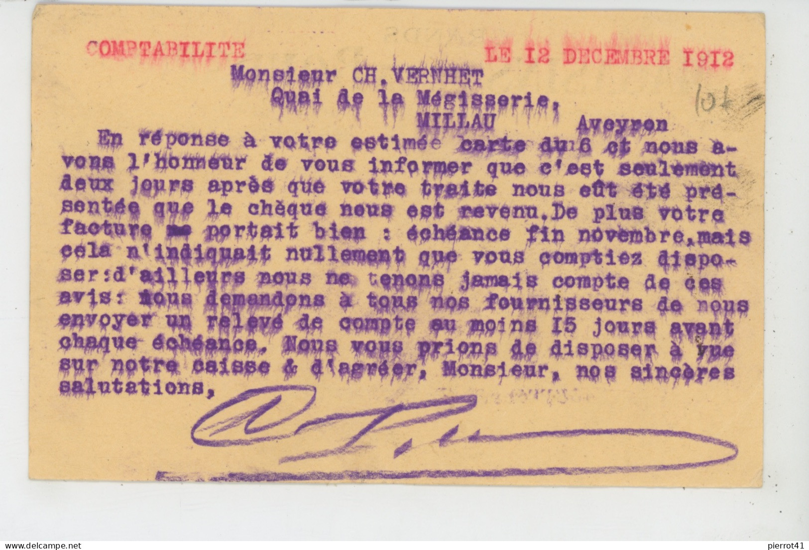 BELGIQUE - BRUXELLES - Carte De Correspondance Des GRANDS MAGASINS DE LA BOURSE écrite Par Le Sce Comptabilité En 1912 - Monuments, édifices