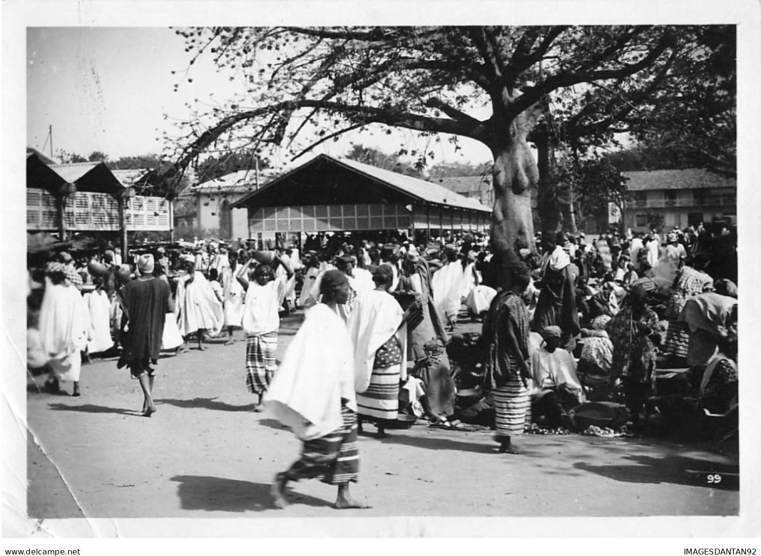 SOUDAN FRANCAIS #FG57019 AOF KAYES LE MARCHE PHOTOGRAPHIE 18X12.5 CM - Sudan