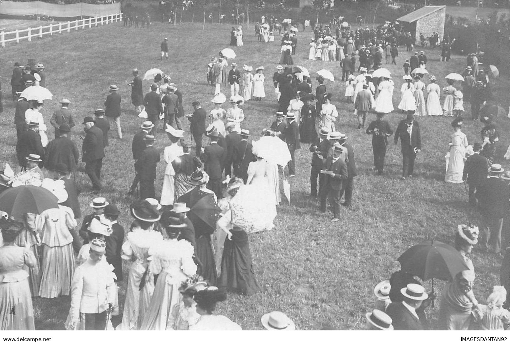 14 BAYEUX  #FG56537 COURSES HIPPODROME HIPPISME 1907 CARTE PHOTO NÂ°5 - Bayeux