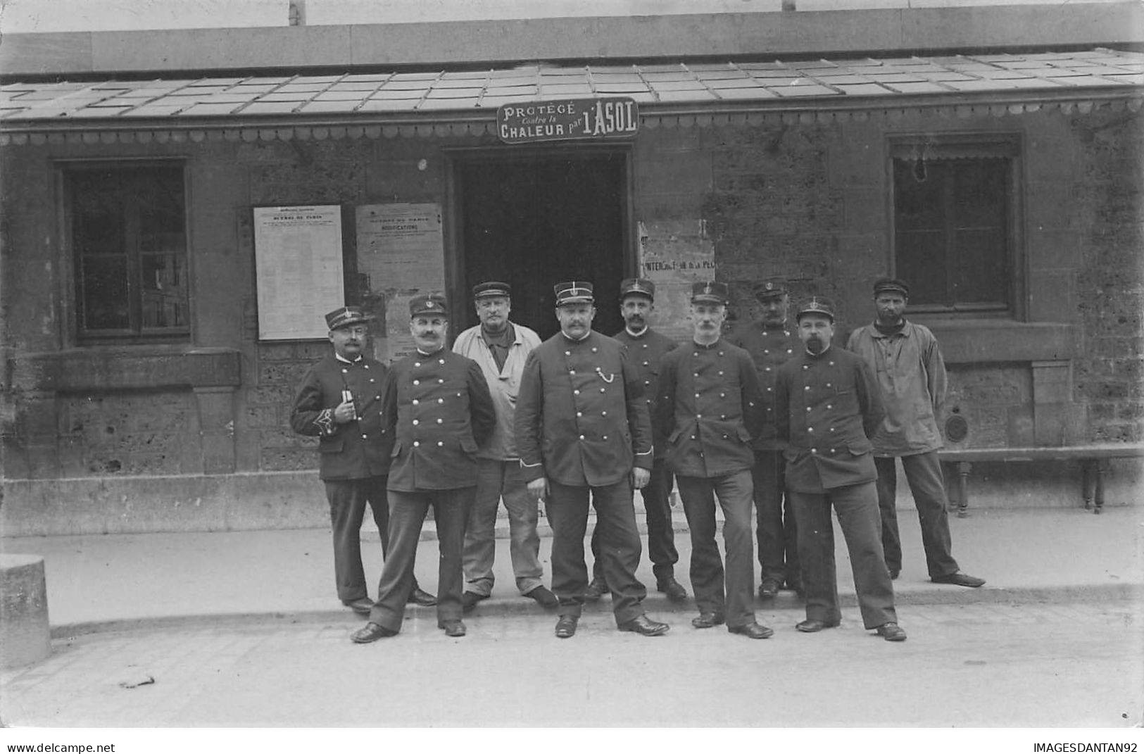 75 PARIS #FG56558 OCTROI DOUANE DOUANIERS CARTE PHOTO - Autres Monuments, édifices