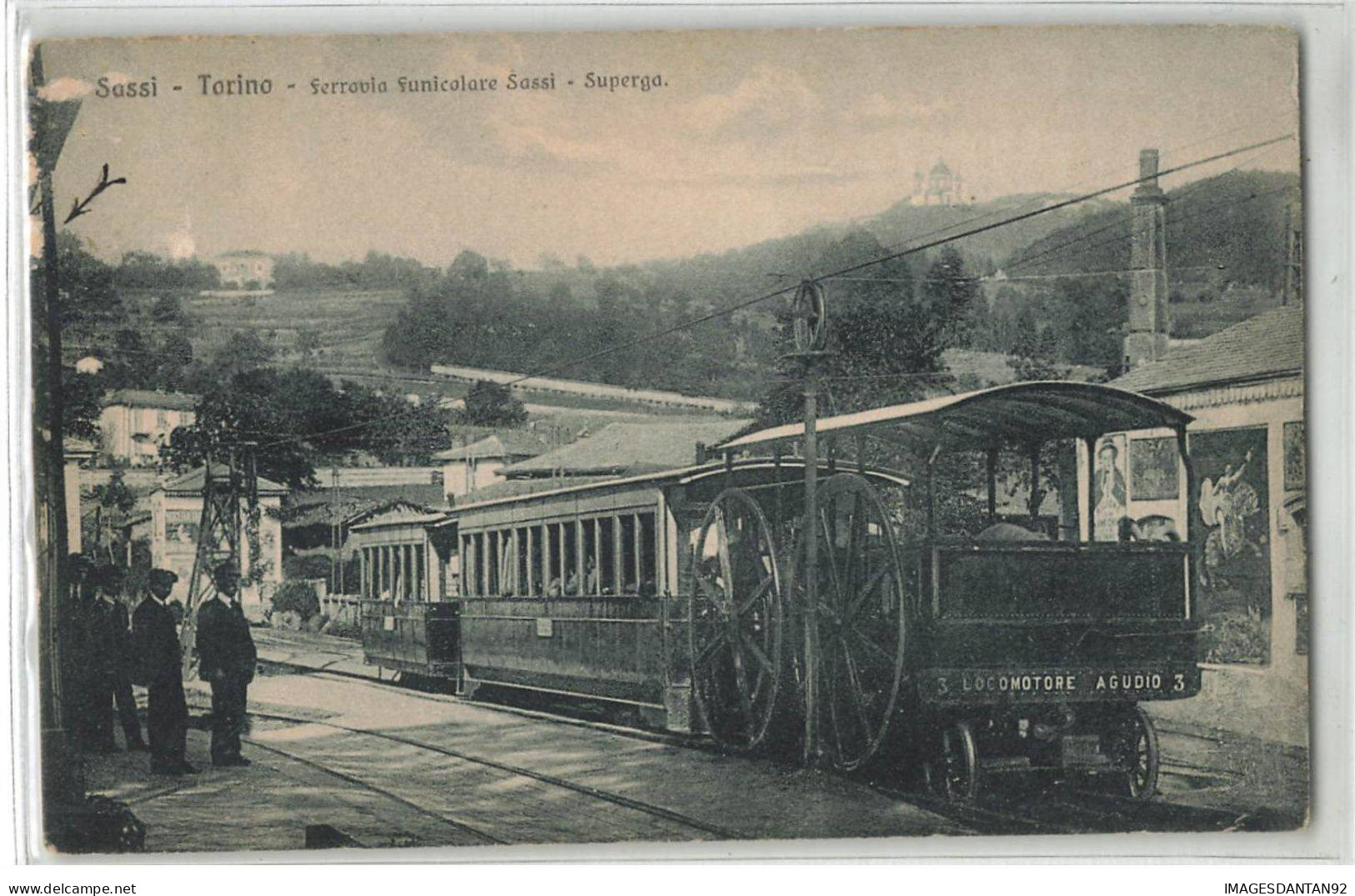 ITALIE #FG56617 SASSI TORINO FERROVIA FUNICOLARE SASSI SUPERGA TRAIN GARE - Transportes