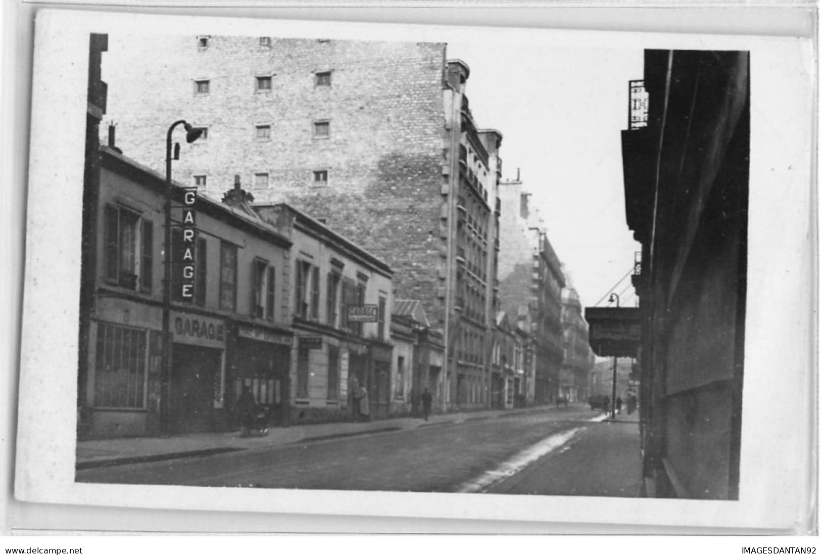 75017 PARIS #FG56626 RUE CARDINET CARTE PHOTO SERVICE TECHNIQUE PLAN 1944 - District 17