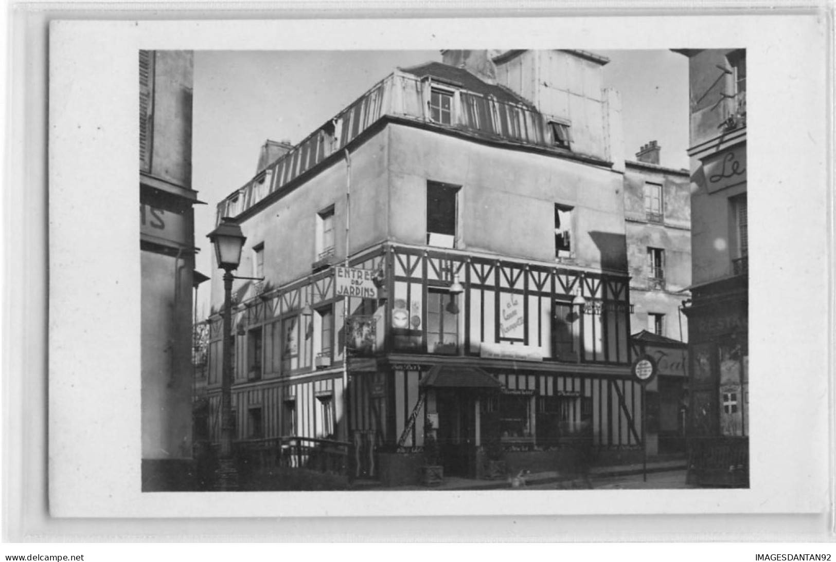75018 PARIS #FG56627 RUE ST RUSTIQUE DES SAULES MONTMARTRE CARTE PHOTO SERVICE TECHNIQUE PLAN 1950 - Arrondissement: 18