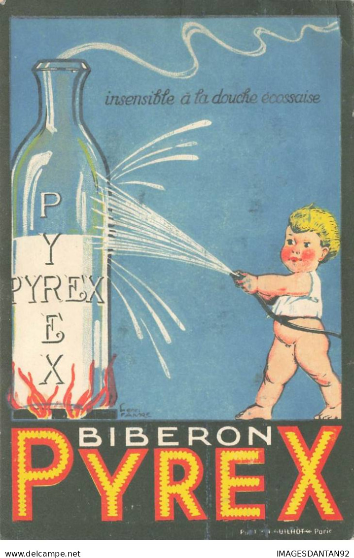 PUBLICITE #FG56719 BIBERON PYREX PAR ILLUSTRATEUR HENRI FAIVRE - Werbepostkarten