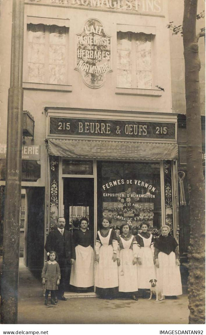 27 VERNON #FG56762 COMMERCE LAITERIE FERME DE VERNON BEURRE ET OEUFS CARTE PHOTO - Vernon