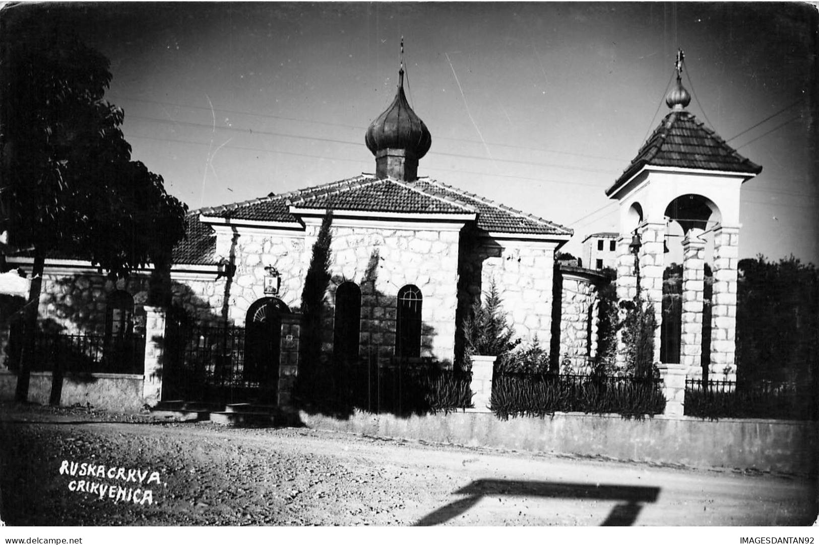 CROATIE #FG56759 CRIKVENICA EGLISE RUSSE CARTE PHOTO - Croatie