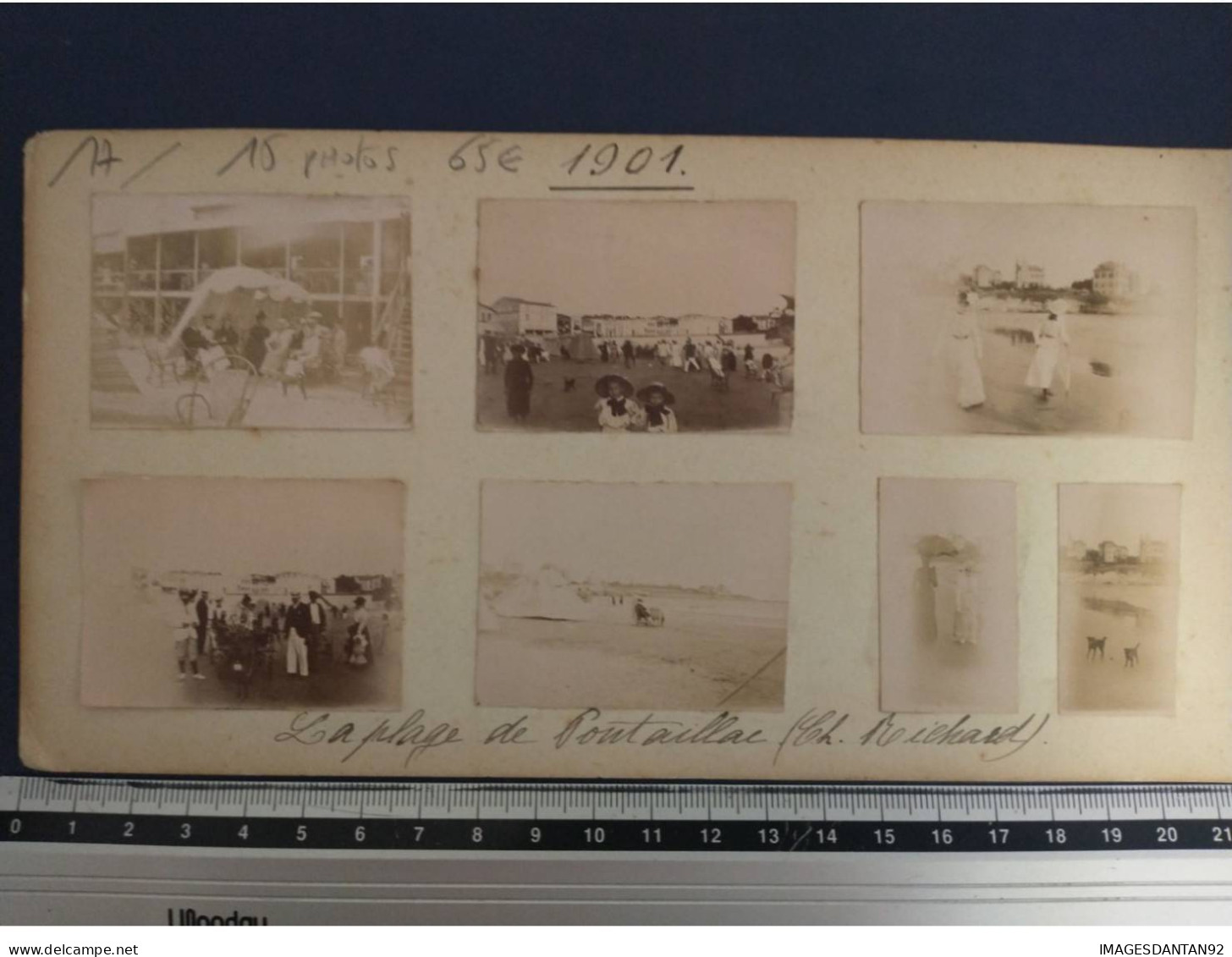 LOT 15 PHOTOS DPT 17 #FG56815 ROYAN PONTAILLAC VERS 1900 - Antiche (ante 1900)