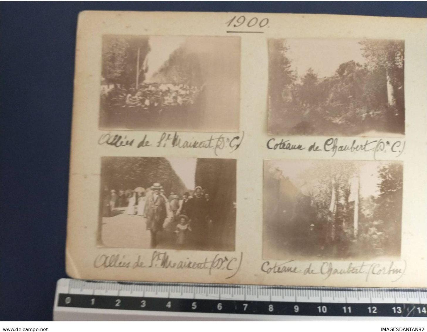 LOT 14 PHOTOS DPT 79 #FG56816 SAUZE FOUILLOUX SAINT MAIXENT CHAUBERT VERS 1900 - Alte (vor 1900)