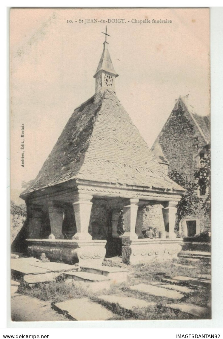 29 SAINT JEAN DU DOIGT CHAPELLE FUNERAIRE - Saint-Jean-du-Doigt