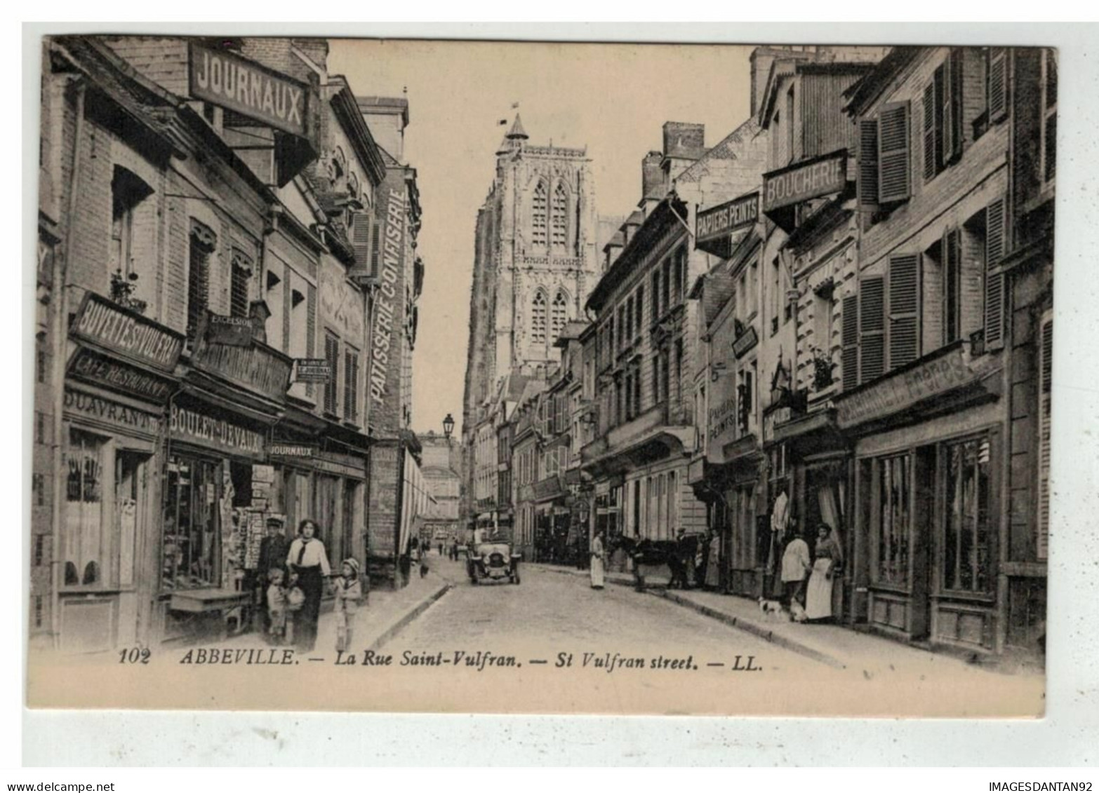 80 ABBEVILLE #15340 LA RUE SAINT VULFRAN NÂ°102 - Abbeville