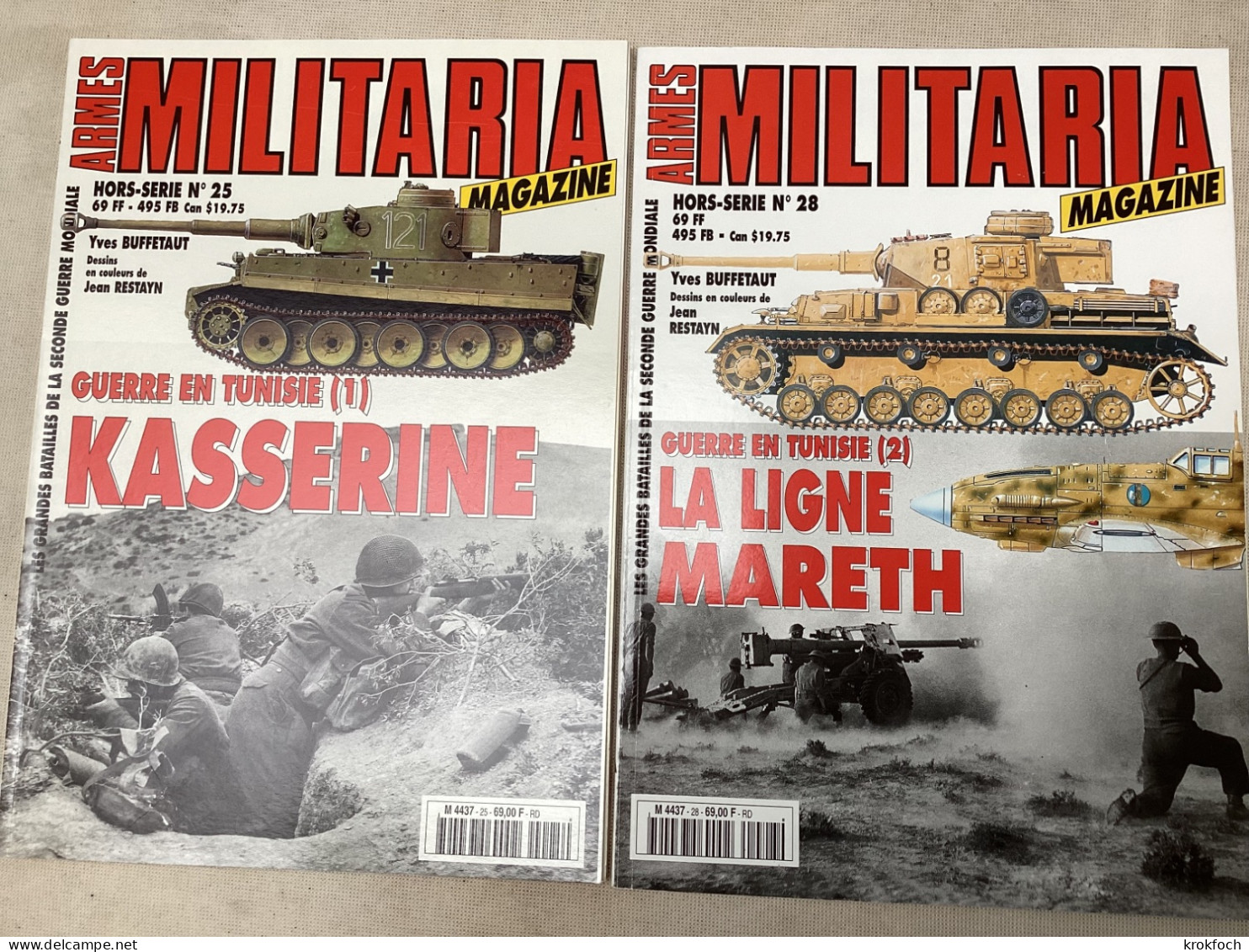 Guerre En Tunisie - 2 Hors-série Armes Militaria Magazine - 86 P Richement Illustrées X 2 - Afrika Korps - Oorlog 1939-45