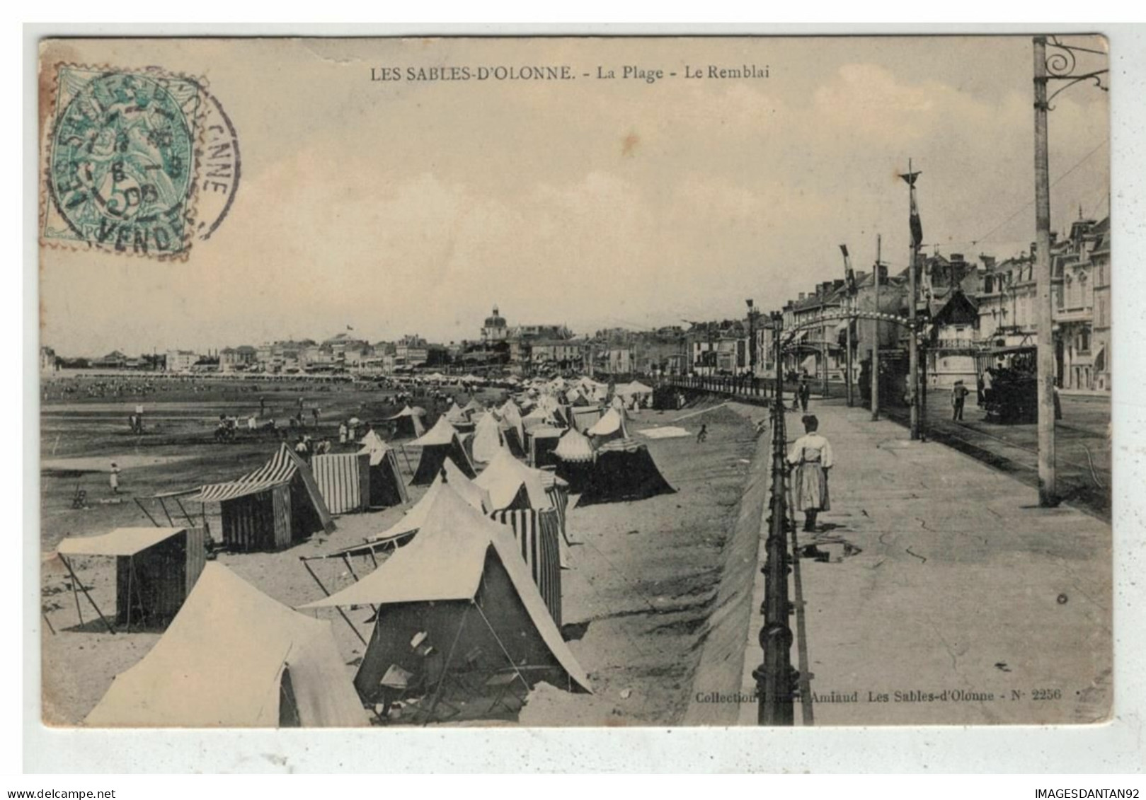 85 LES SABLES D OLONNE #15600 LA PLAGE ET LE REMBLAI - Sables D'Olonne