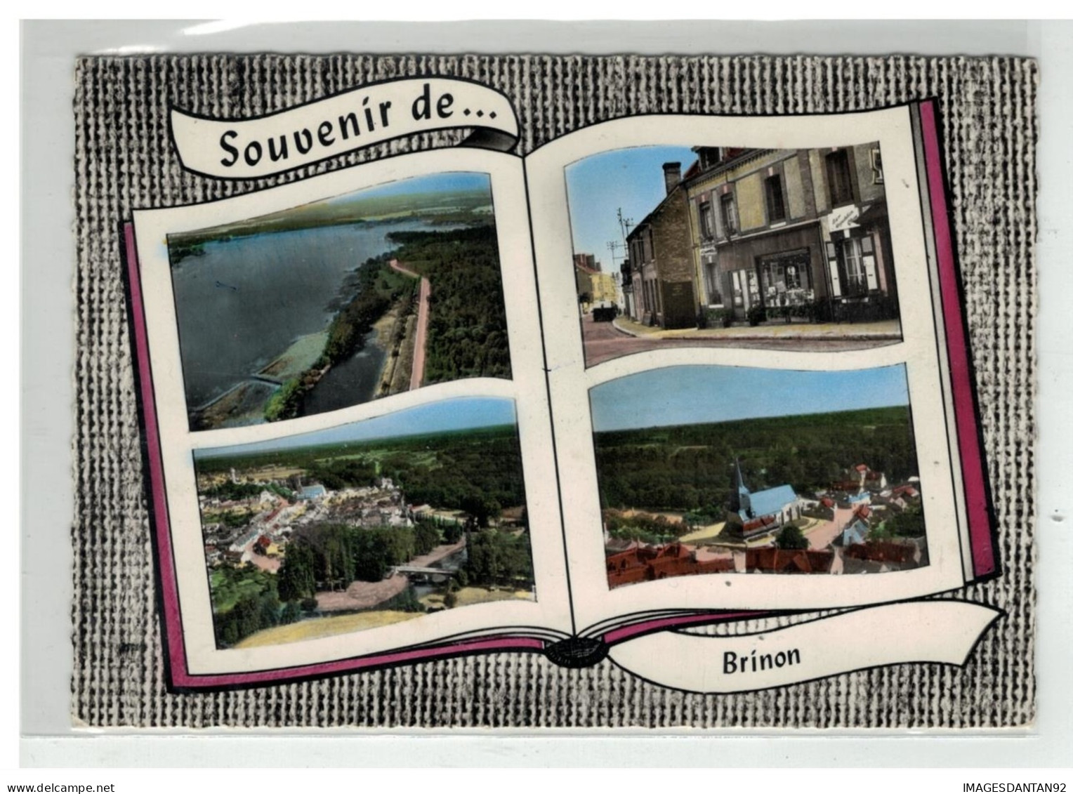 18 BRINON SUR SAULDRE SOUVENIR DE VUES AERIENNES NÂ° 115 - Brinon-sur-Sauldre