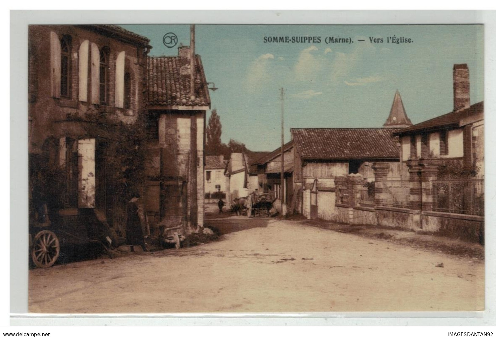 51 SOMME SUIPPES VERS EGLISE - Other & Unclassified