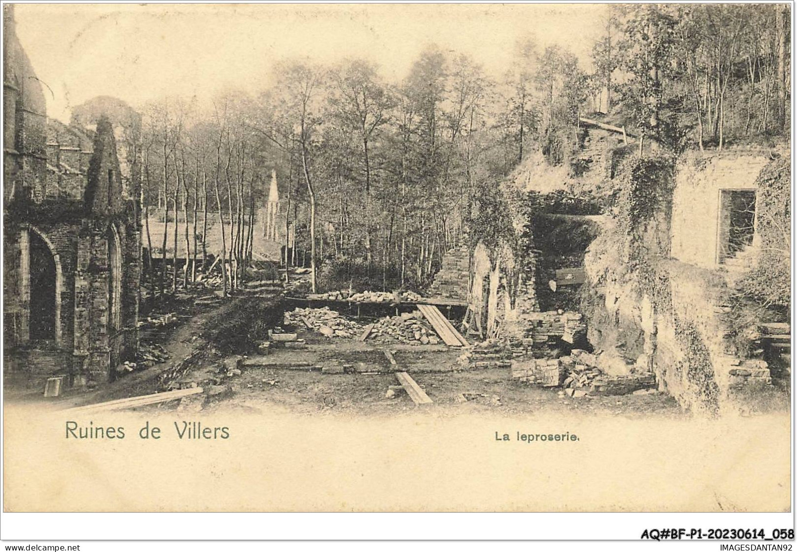 AQ#BFP1-BELGIQUE-0030 - VILLERS-LA-VILLE - Ruines De Villers - La Léproserie NELS - Villers-la-Ville