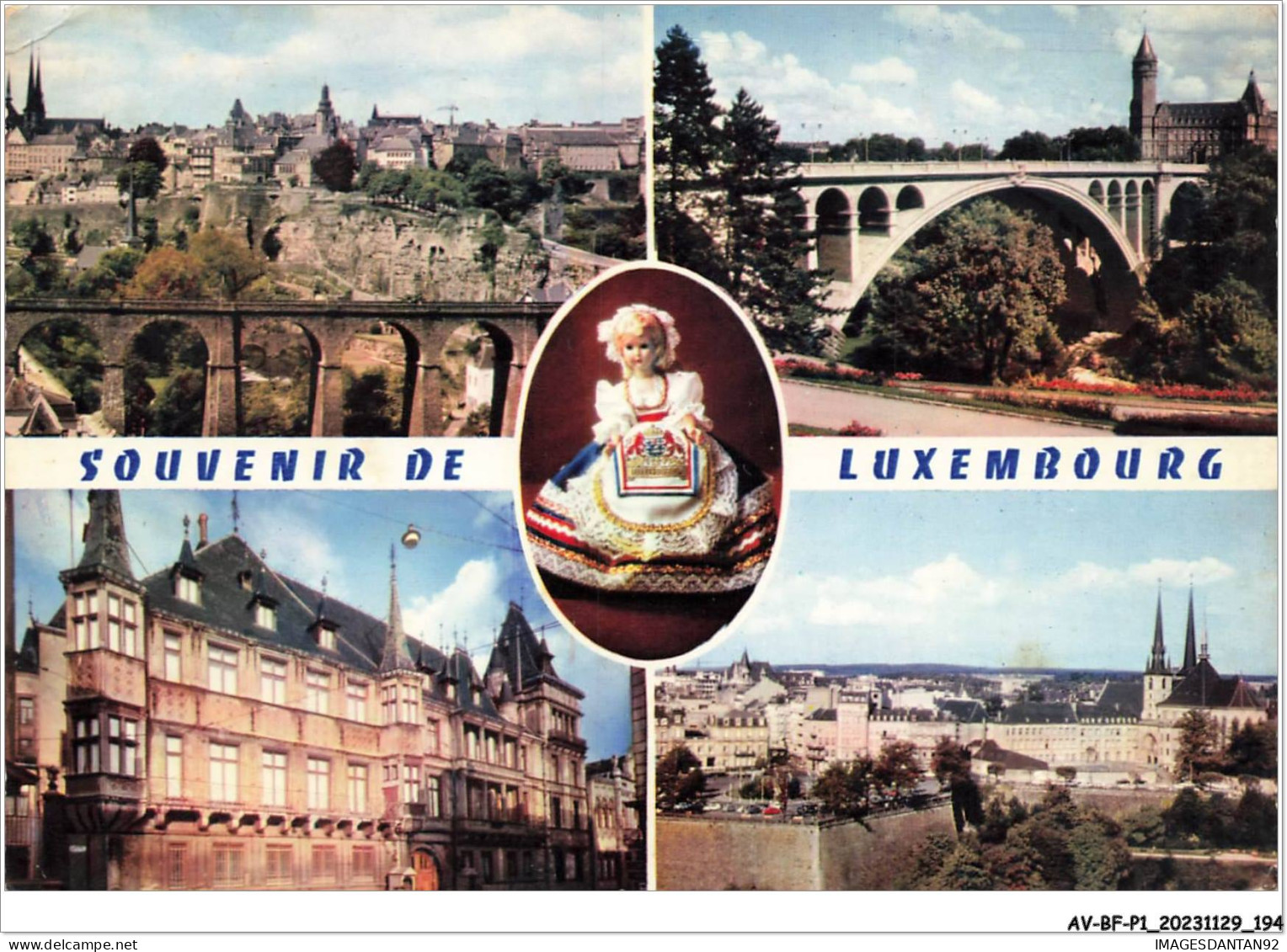 AV-BFP1-0098 - LUXEMBOURG - Souvenir De Luxembourg - Multi-vues POUPEE - Luxemburg - Stadt
