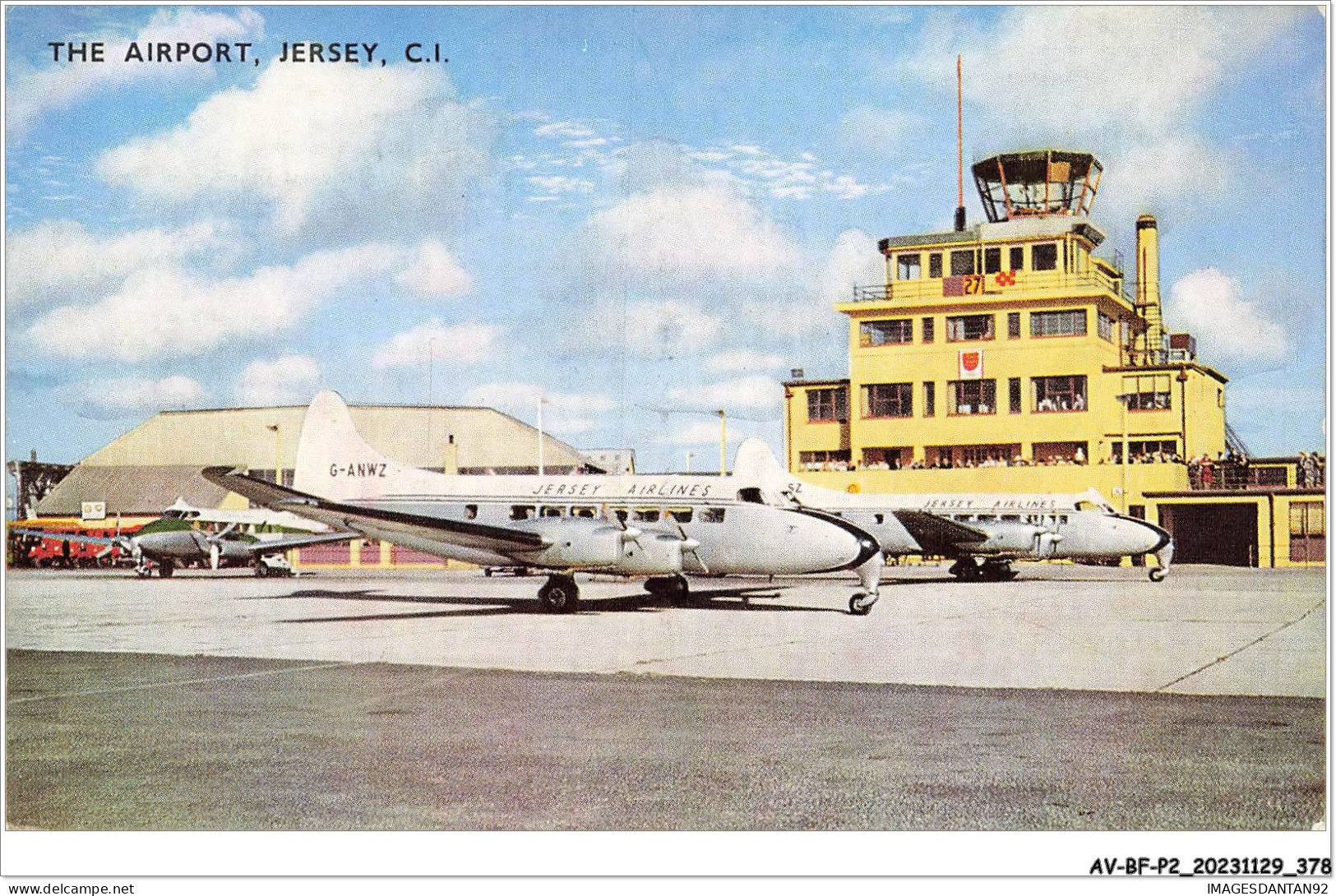 AV-BFP2-0377 - AVIATION - Aérodrome - The Airport Jersey JERSEY AIRLINES AVION - Aérodromes