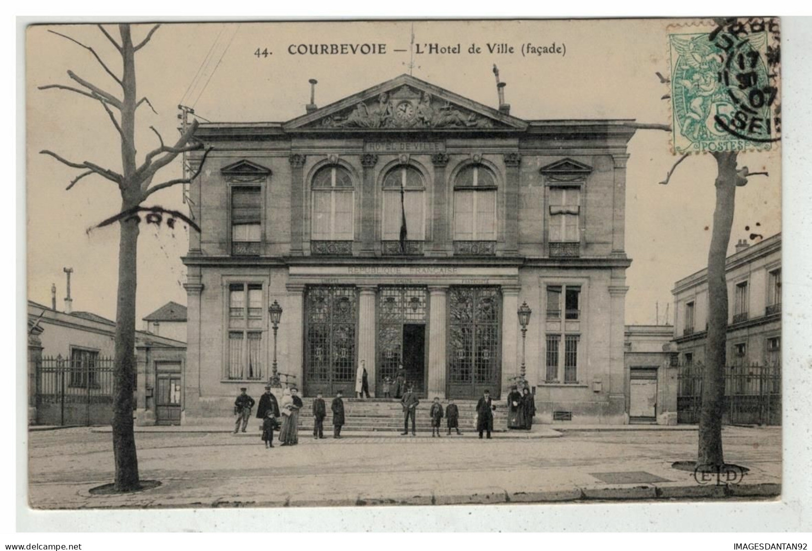 92 COURBEVOIE #15719 HOTEL DE VILLE FACADE NÂ° 44 - Courbevoie