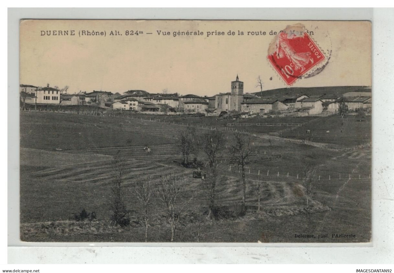 69 DUERNE #12095 VUE GENERALE PRISE DE LA ROTE DE SAINT MARTIN - Sonstige & Ohne Zuordnung