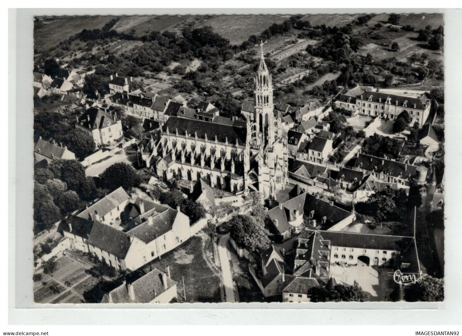 18 CHATEAUNEUF SUR CHER EGLISE VUE AERIENNE NÂ°14969 A - Chateauneuf Sur Cher