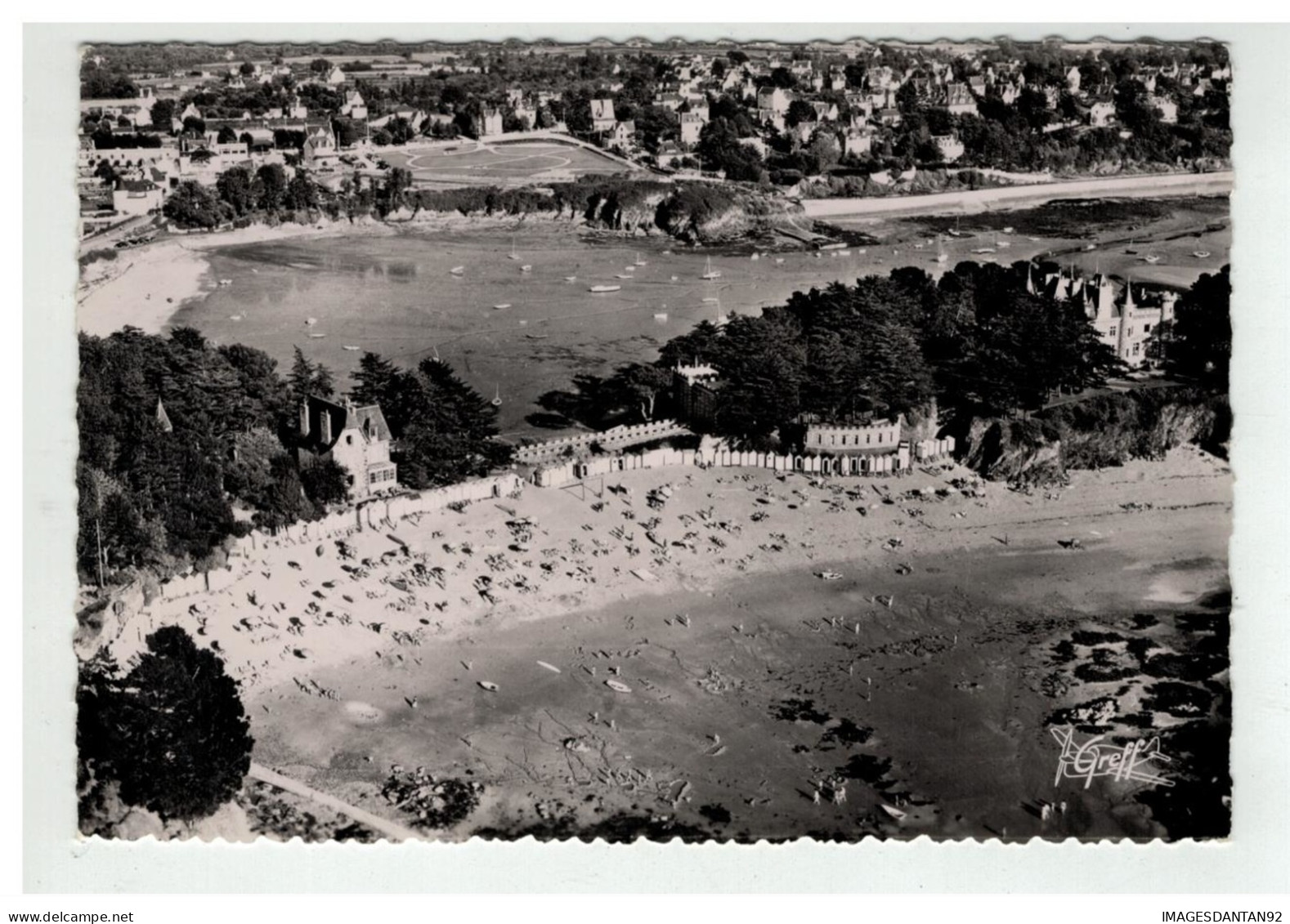 35 SAINT BRIAC VUE AERIENNE PLAGE DE LA SALINETTE POT VILLAS CHATEAU NÂ° 2938 - Saint-Briac