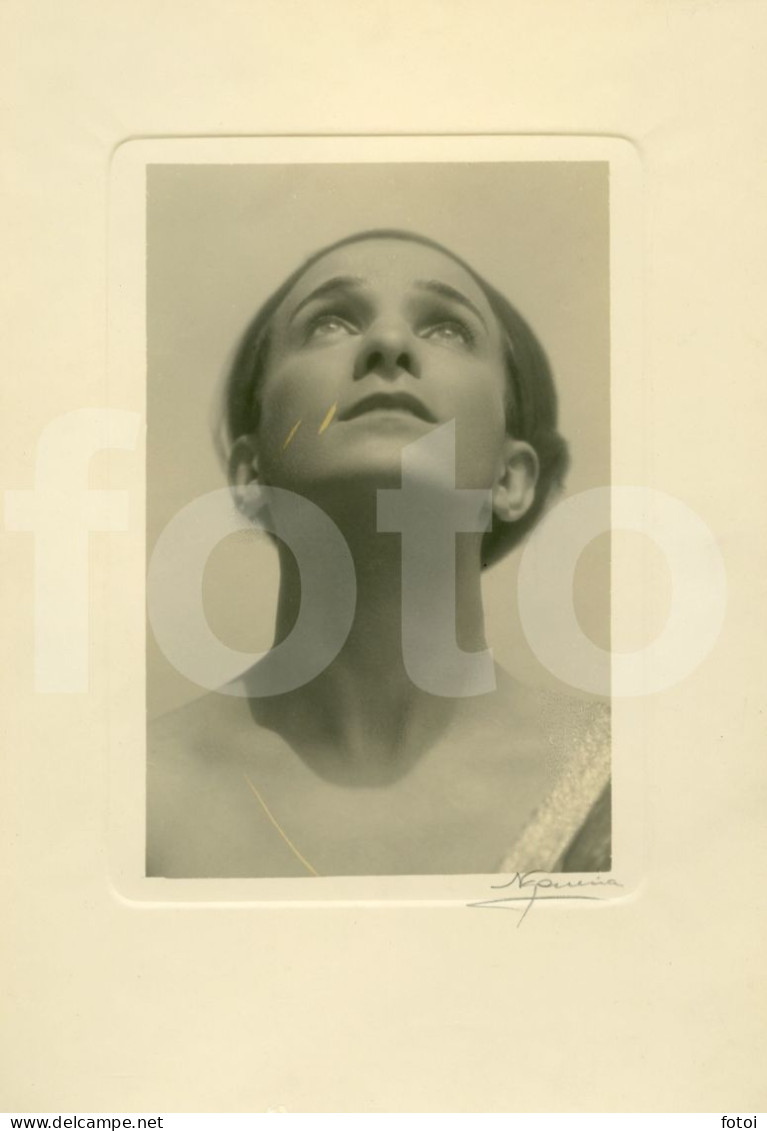 1930s SILVA NOGUEIRA ARTISTIC MAN FRANCIS BAILARINO GRAÇA FACE ORIGINAL ART PHOTO SIGNED FOTO ARTE PORTUGAL GAY INTEREST - Dédicacées