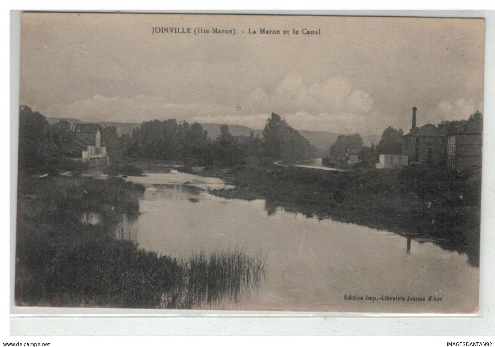 52 JOINVILLE LA MARNE ET CANAL - Joinville