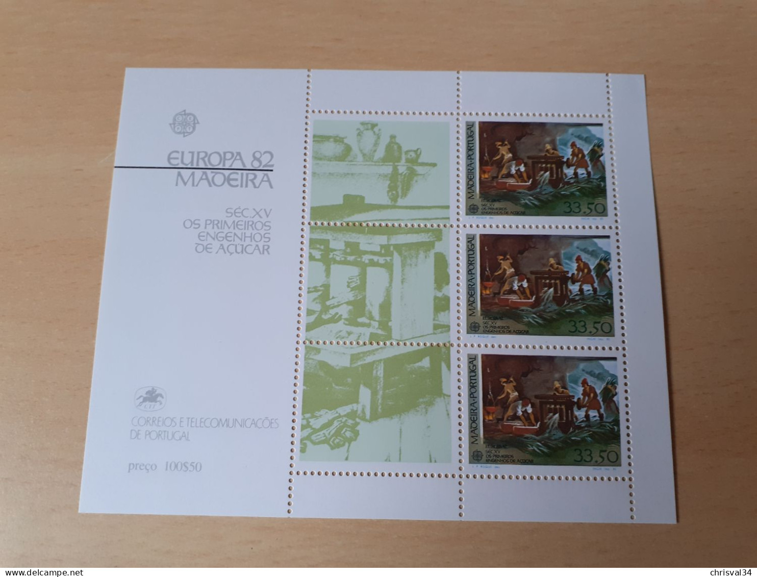 TIMBRES   BF  MADERE   EUROPA   1982    N  3   COTE  10,00  EUROS   NEUFS  LUXE** - 1982