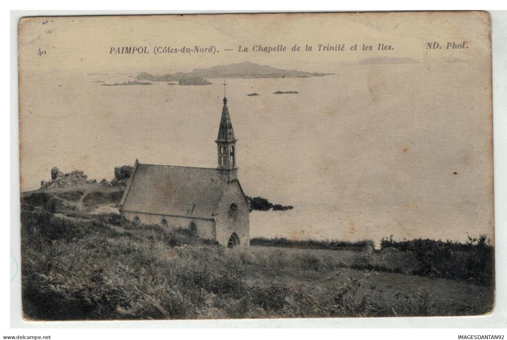 22 PAIMPOL LA CHAPELLE DE LA TRINITE ET LES ILES - Paimpol