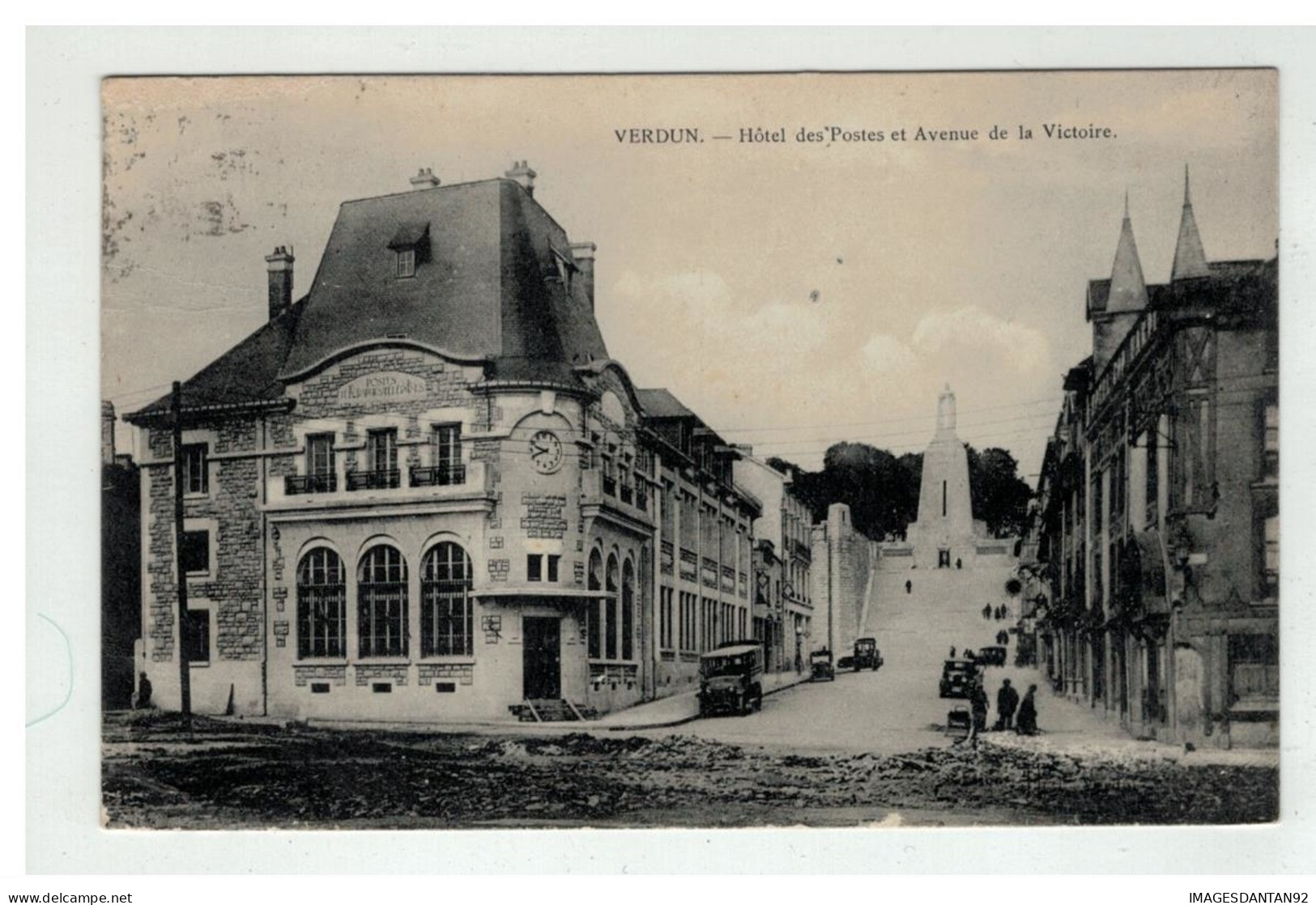 55 VERDUN HOTEL DES POSTES ET AVENUE VICTOIRE - Verdun