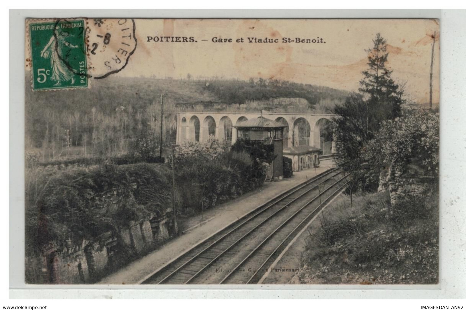 86 POITIERS #16040 GARE ET VIADUC SAINT BENOIT - Poitiers