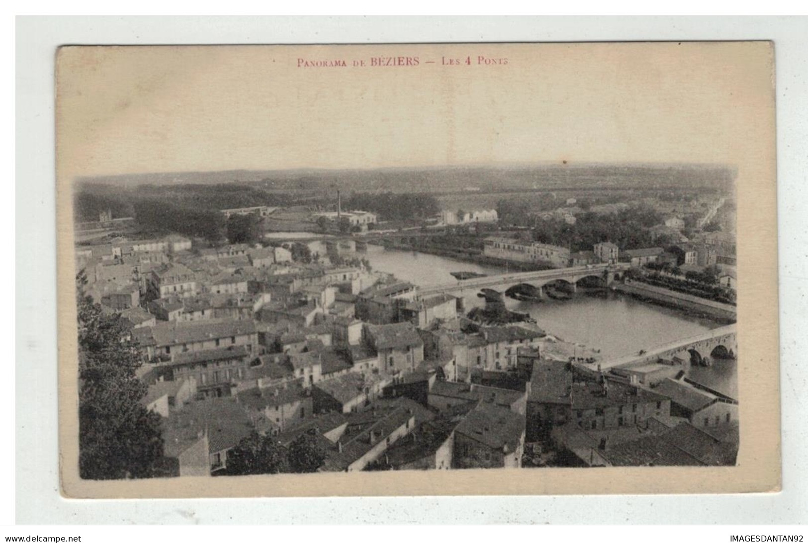 34 BEZIERS PANORAMA LES 4 PONTS - Beziers