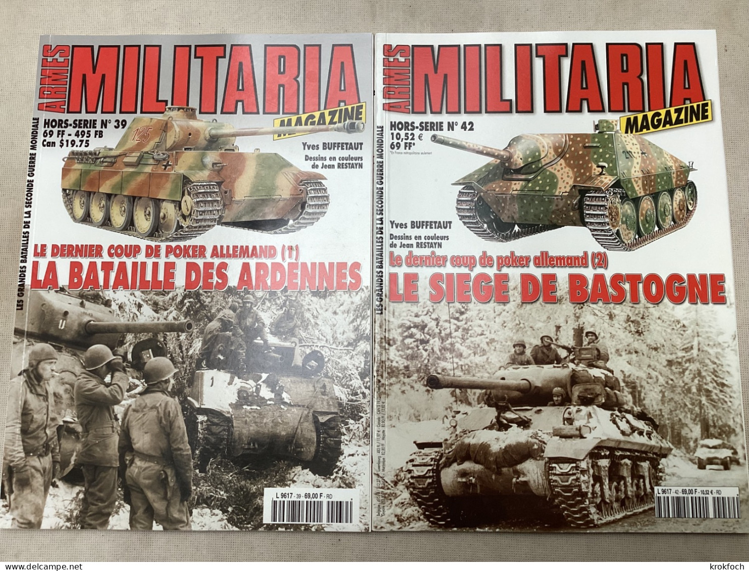 Siège Bastogne & Bataille Ardennes - 2 Hors-série Armes Militaria Magazine - 86 P Richement Illustrées X 2 - Guerre 1939-45