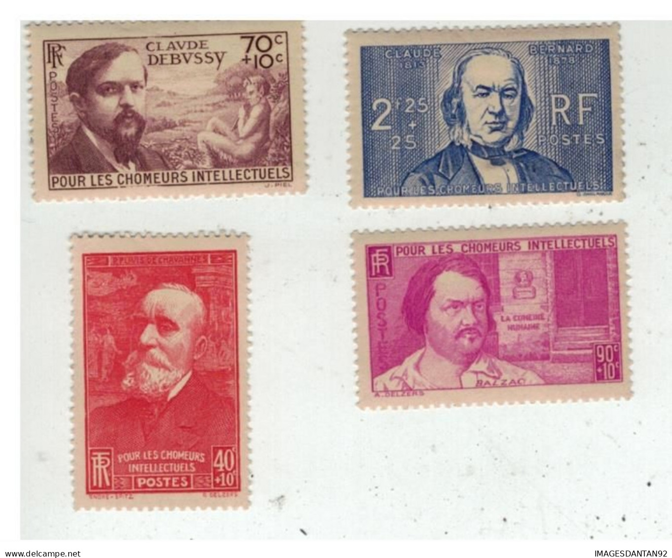 France . Yvert . 436/439 . * . Neuf Avec Charniere - Unused Stamps