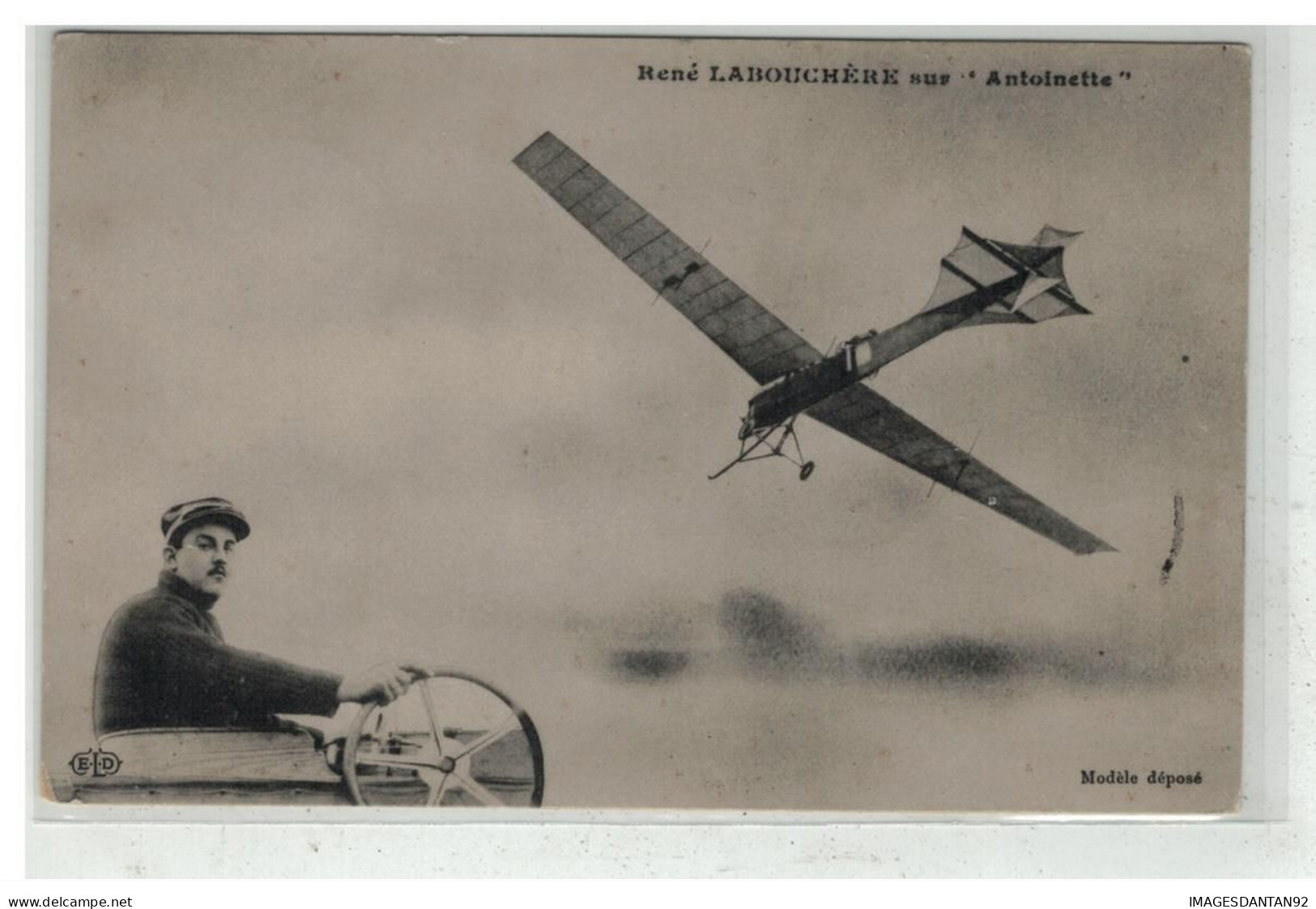 AVIATION #18371 AVION PLANE RENE LABOUCHERE SUR ANTOINETTE - ....-1914: Vorläufer