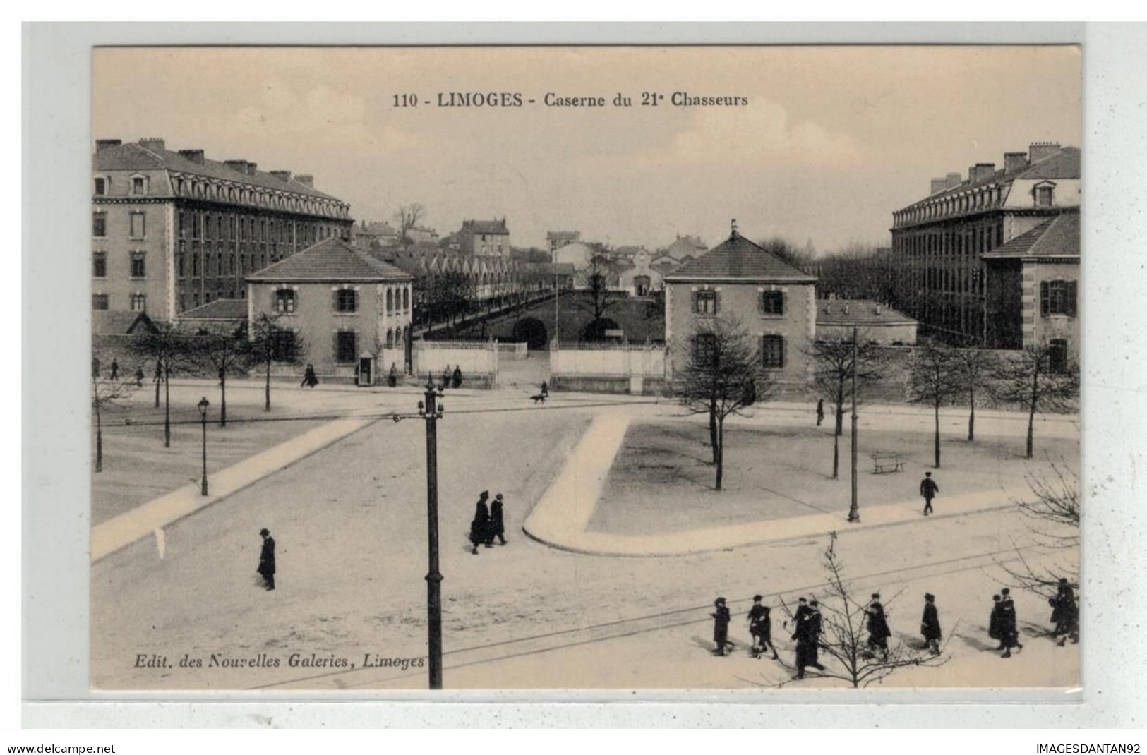 87 LIMOGES #16161 CASERNE DU 21 EME CHASSEURS NÂ°110 - Limoges