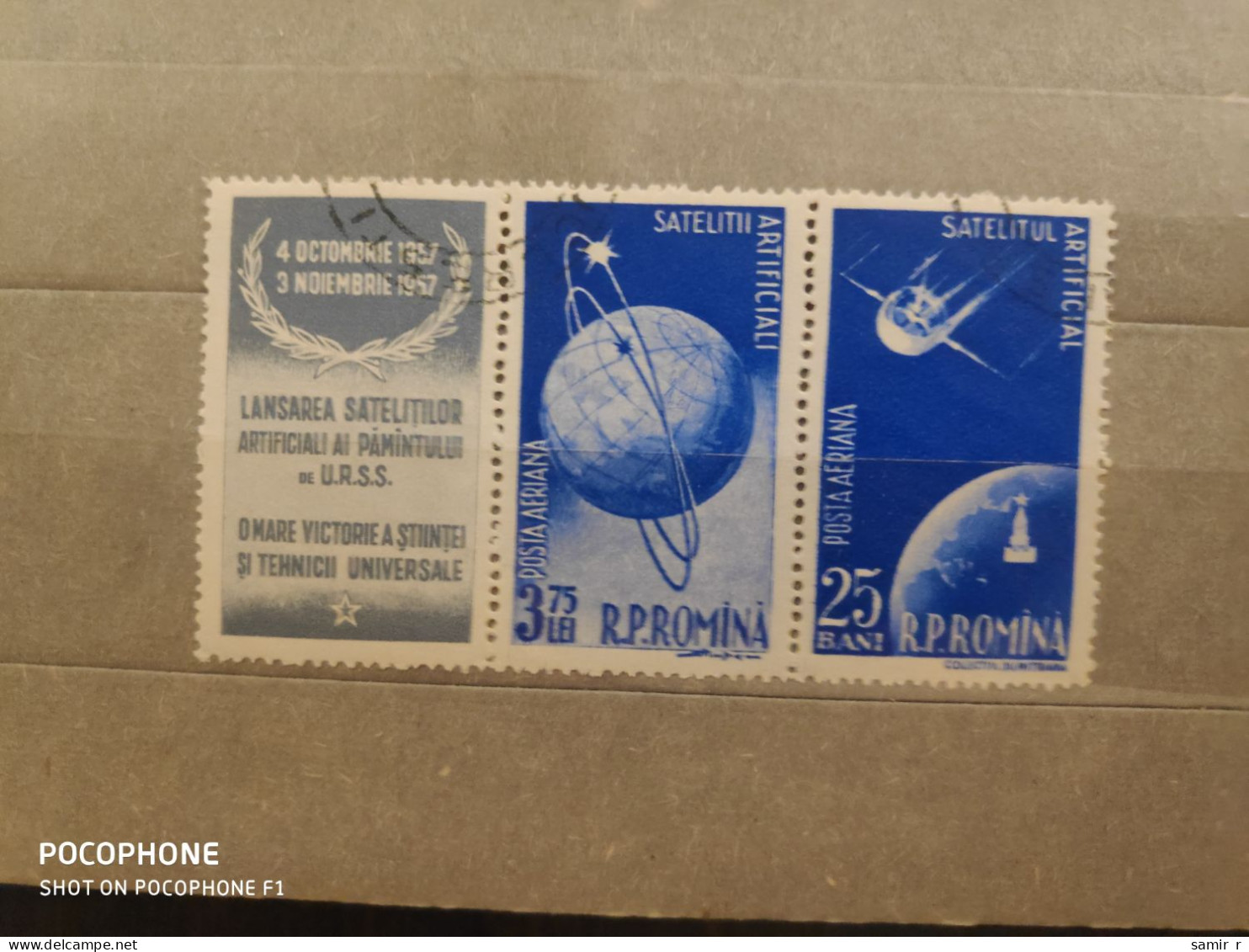 1957	Romania	Space (F92) - Used Stamps