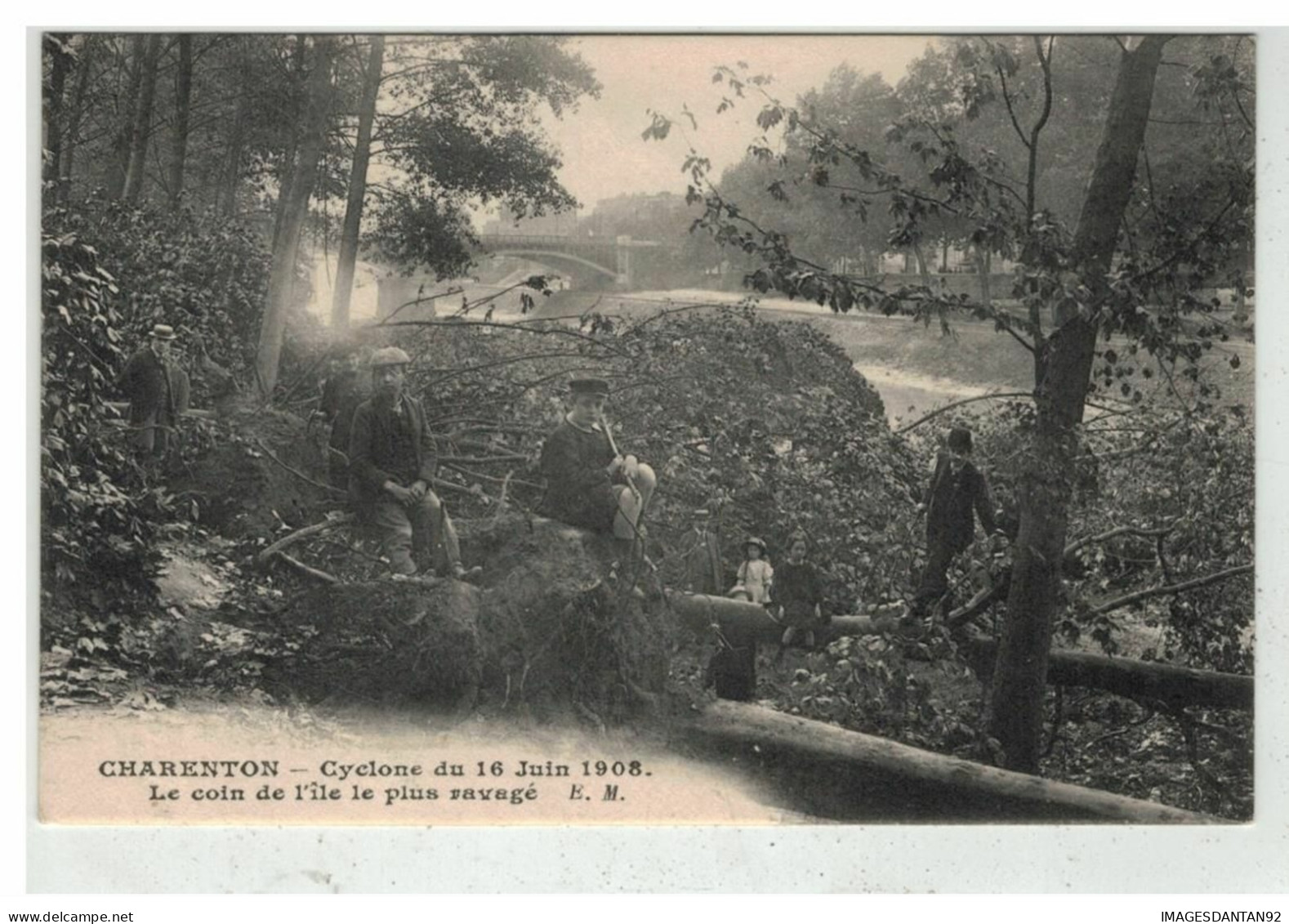 94 CHARENTON #15730 CYCLONE DU 16 JUIN 1908 LE COIN LE PLUS RAVAGE - Charenton Le Pont