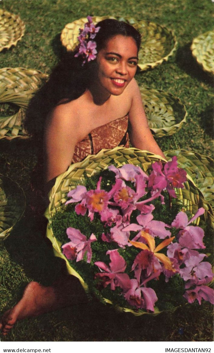 ETATS UNIS #21598 ISLANDS ORCHIDS FEMME TYPES DE HAWAII - Hawaï