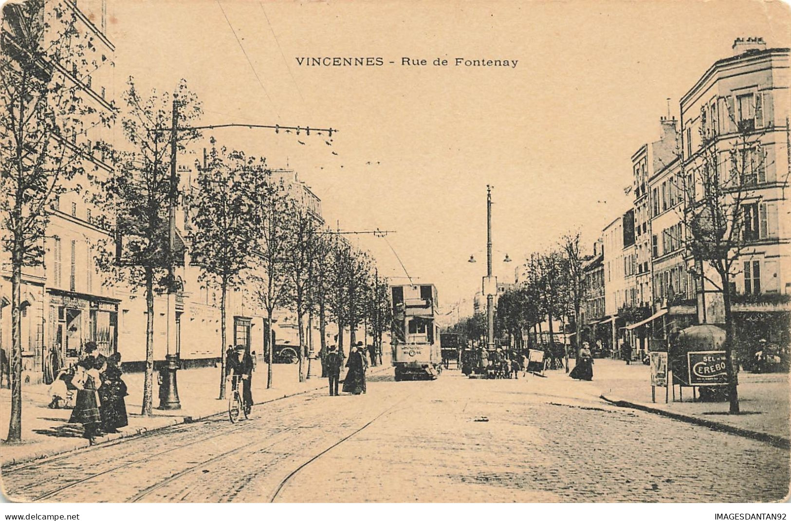94 VINCENNES #21765 RUE FONTENAY TRAMWAY COMMERCES BOUTIQUES - Vincennes