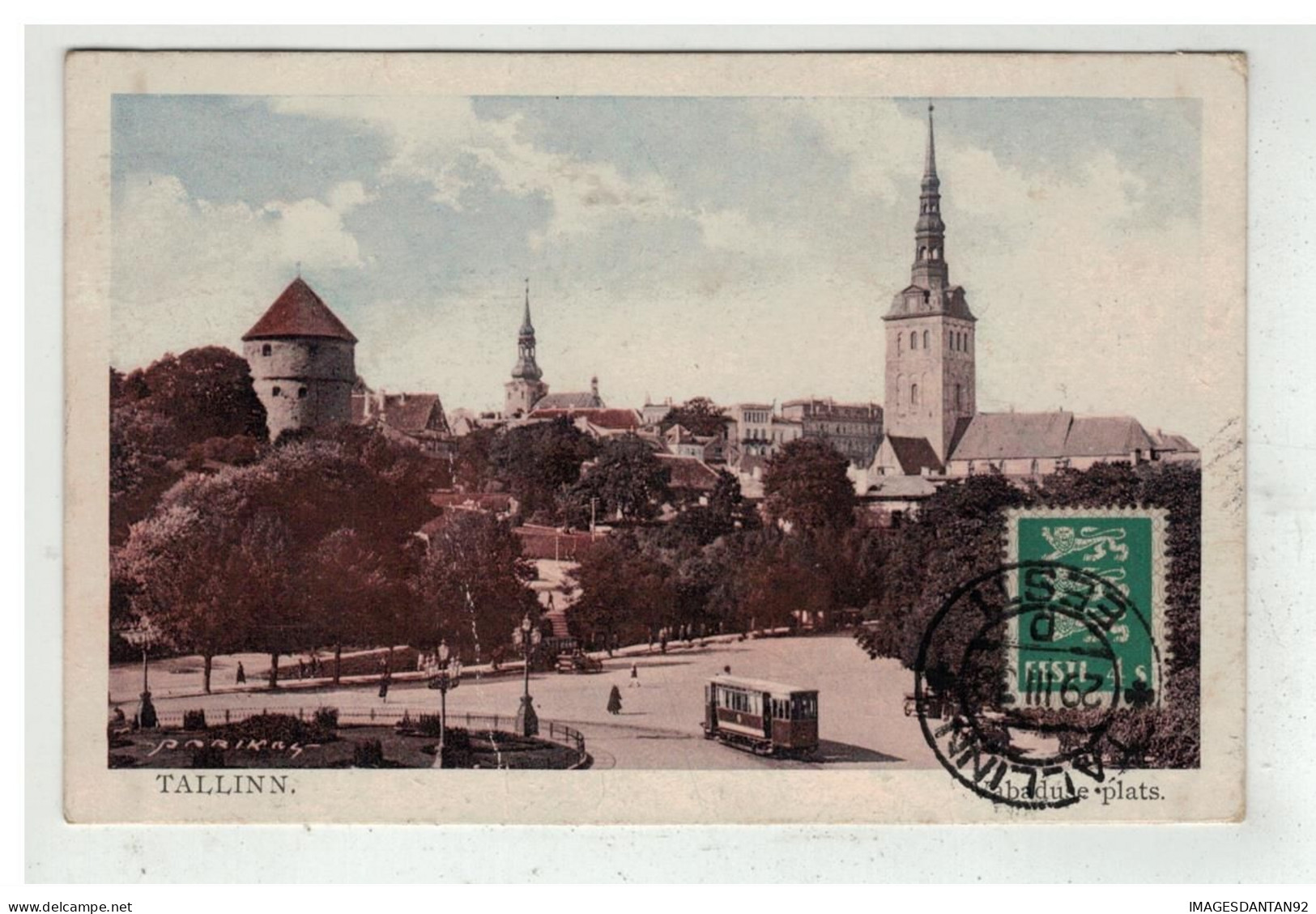 ESTONIE #16771 TALLINN EESTI VABADUSE PLATS TRAMWAY - Estonia